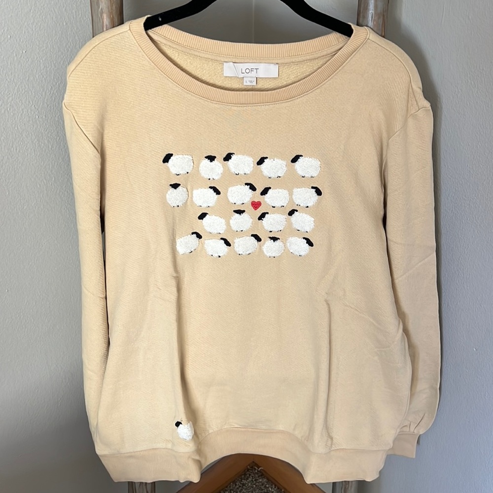 NWT Loft sweatshirt size L